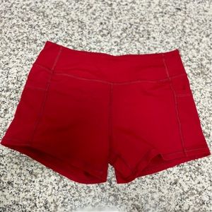 Born Primitive Red Rise and Grind Booty Shorts Size Small